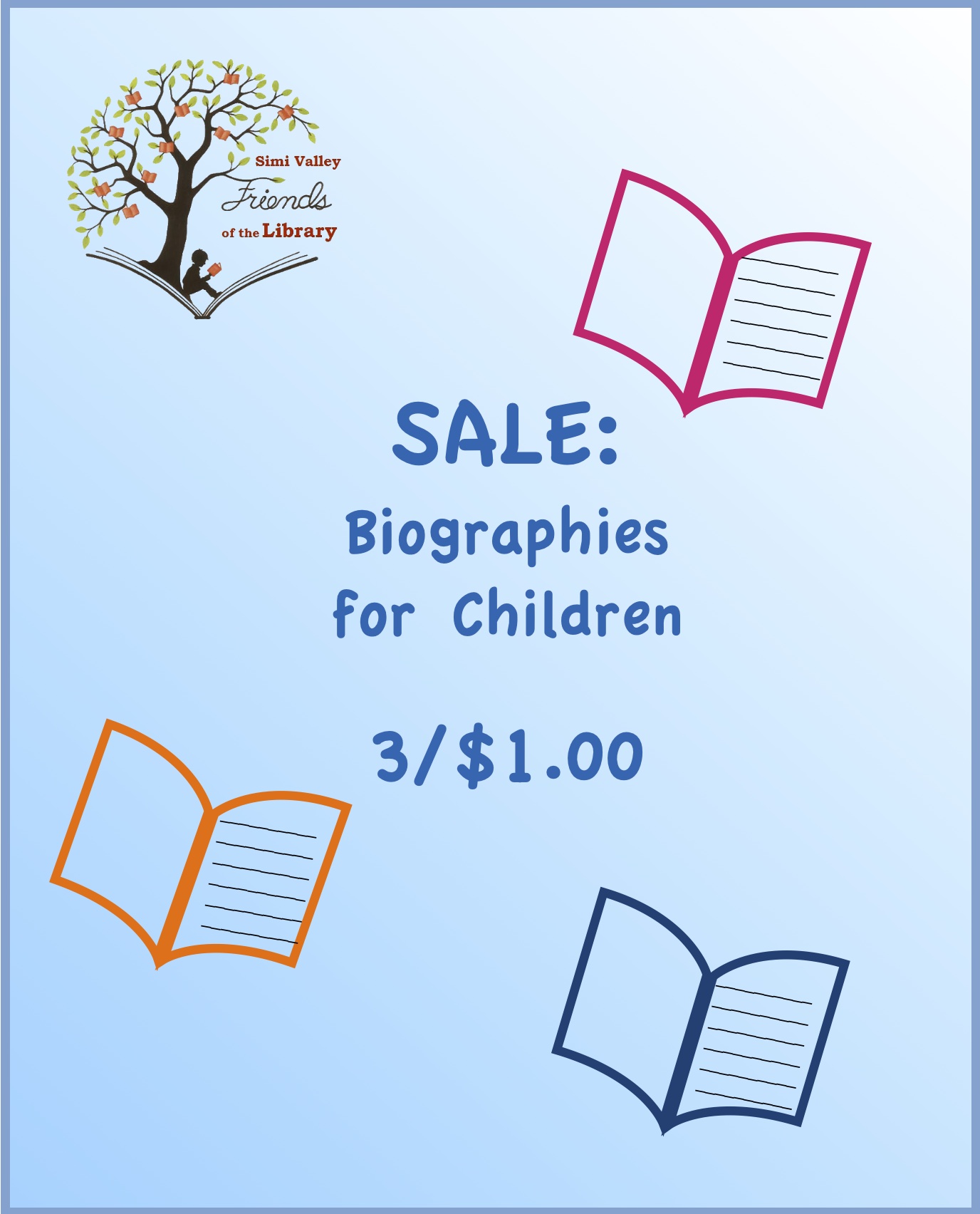 Bookstore Specials Simi Valley Friends of The Library