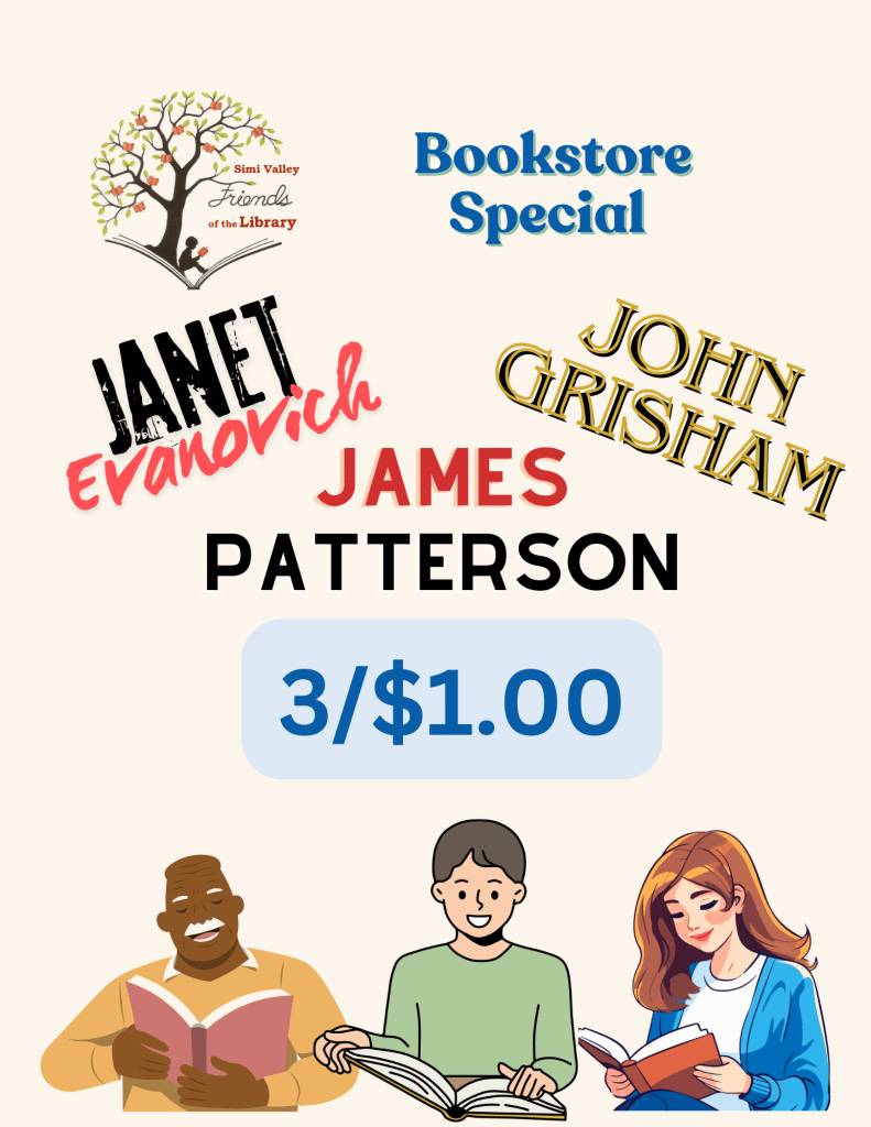 Bookstore Specials Simi Valley Friends of The Library